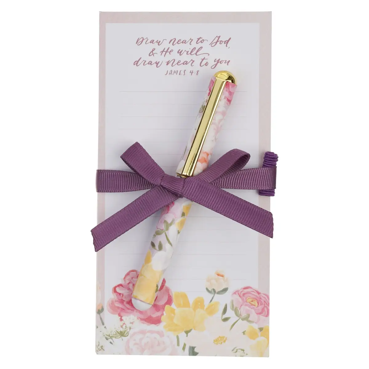 JAMES 4:8 PAD & PEN SET