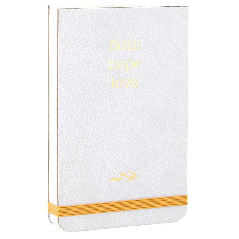 Faith Hope Love Notepad 3X5