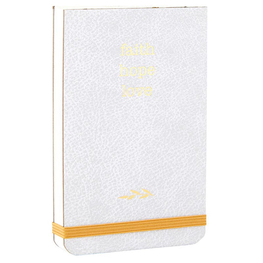 Faith Hope Love Notepad 3X5