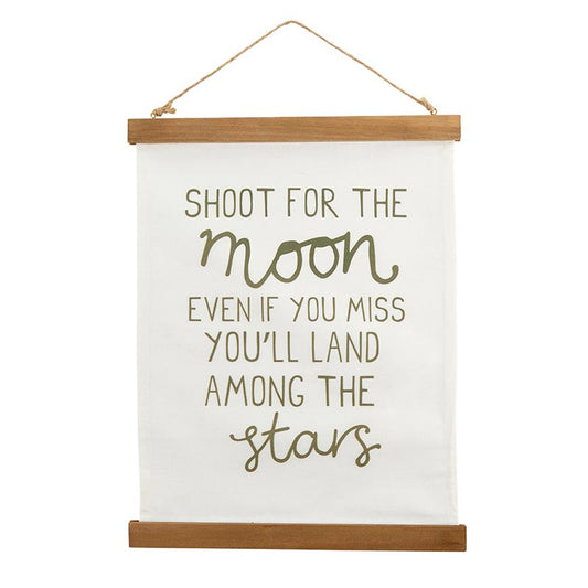 SHOOT FOR THE MOON FRAME SIGN