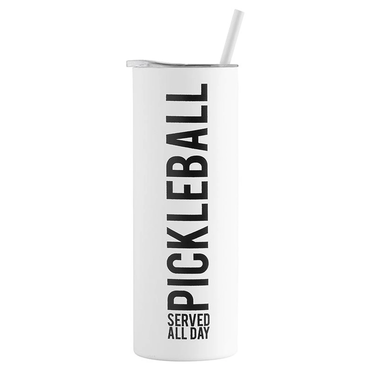 Pickleball Served All Day Skinny Tumbler