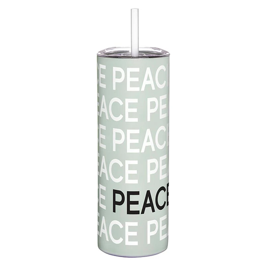 Peace Skinny Tumbler