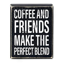 LOVE AND COFFEE BOX SIGN