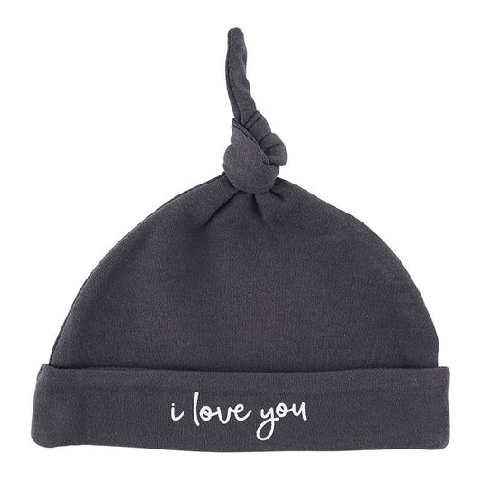 I LOVE YOU Knotted Baby Hat