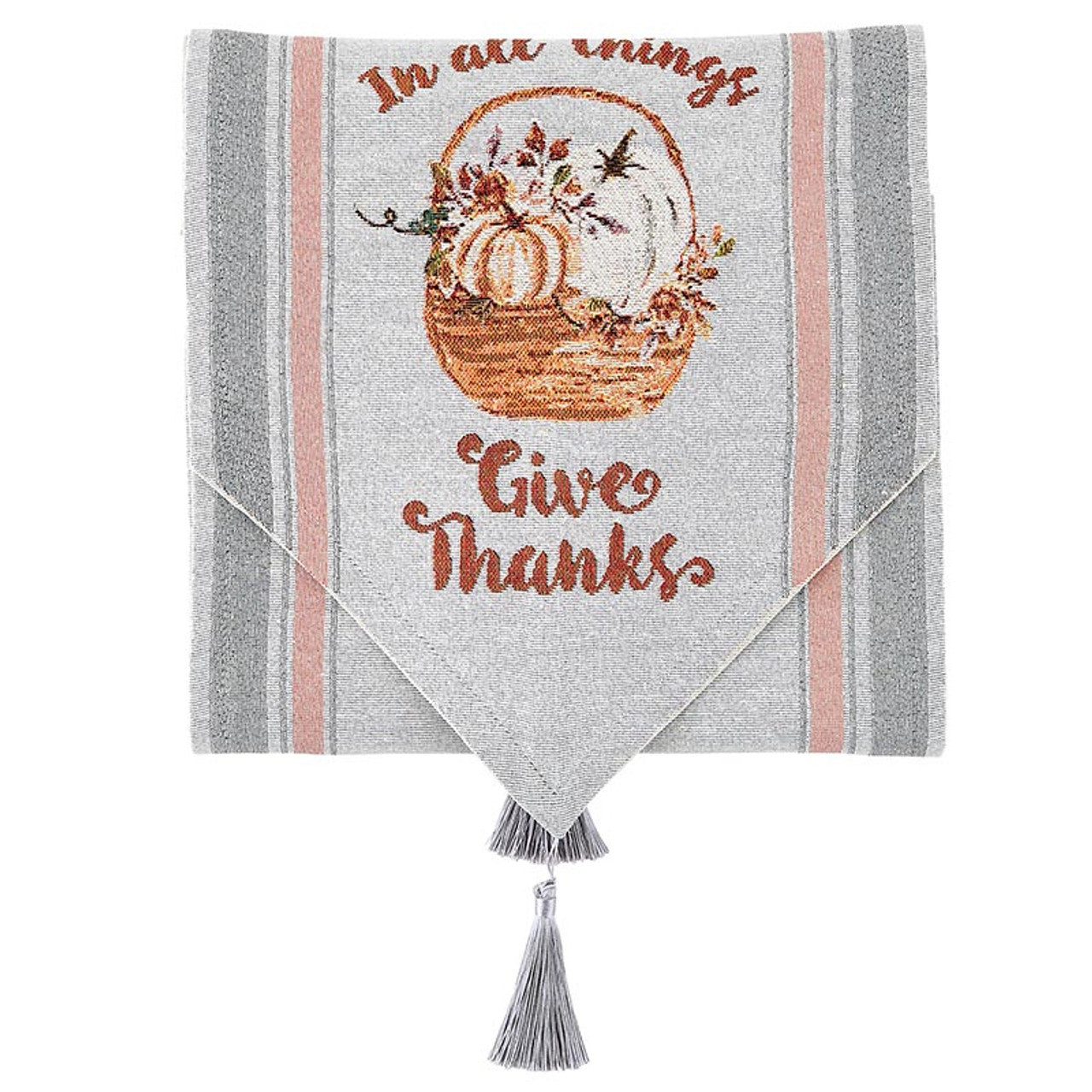 GIVE THANKS TABLE RUNNER