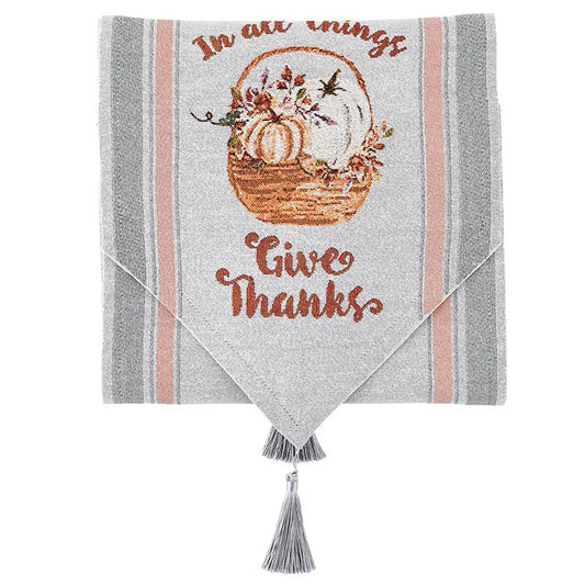 GIVE THANKS TABLE RUNNER