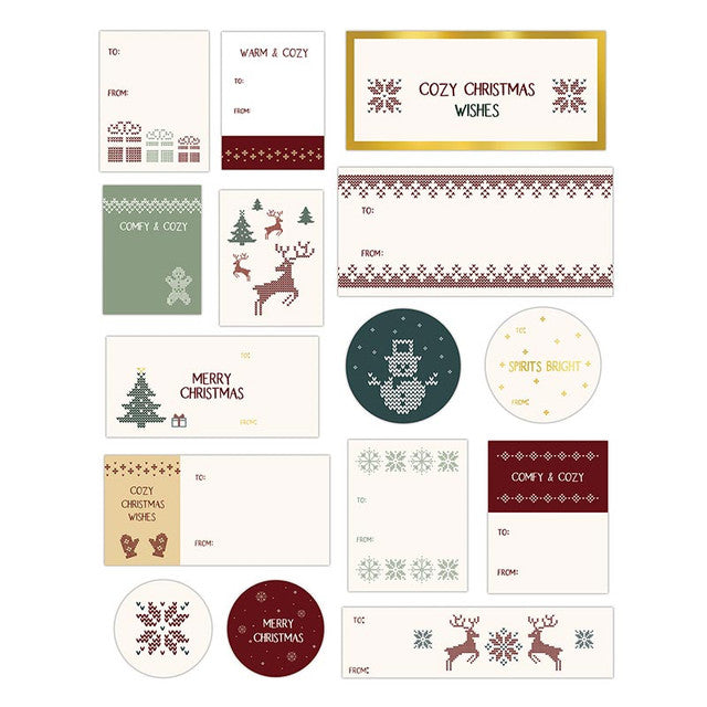 COZY WISHES GIFT TAGS