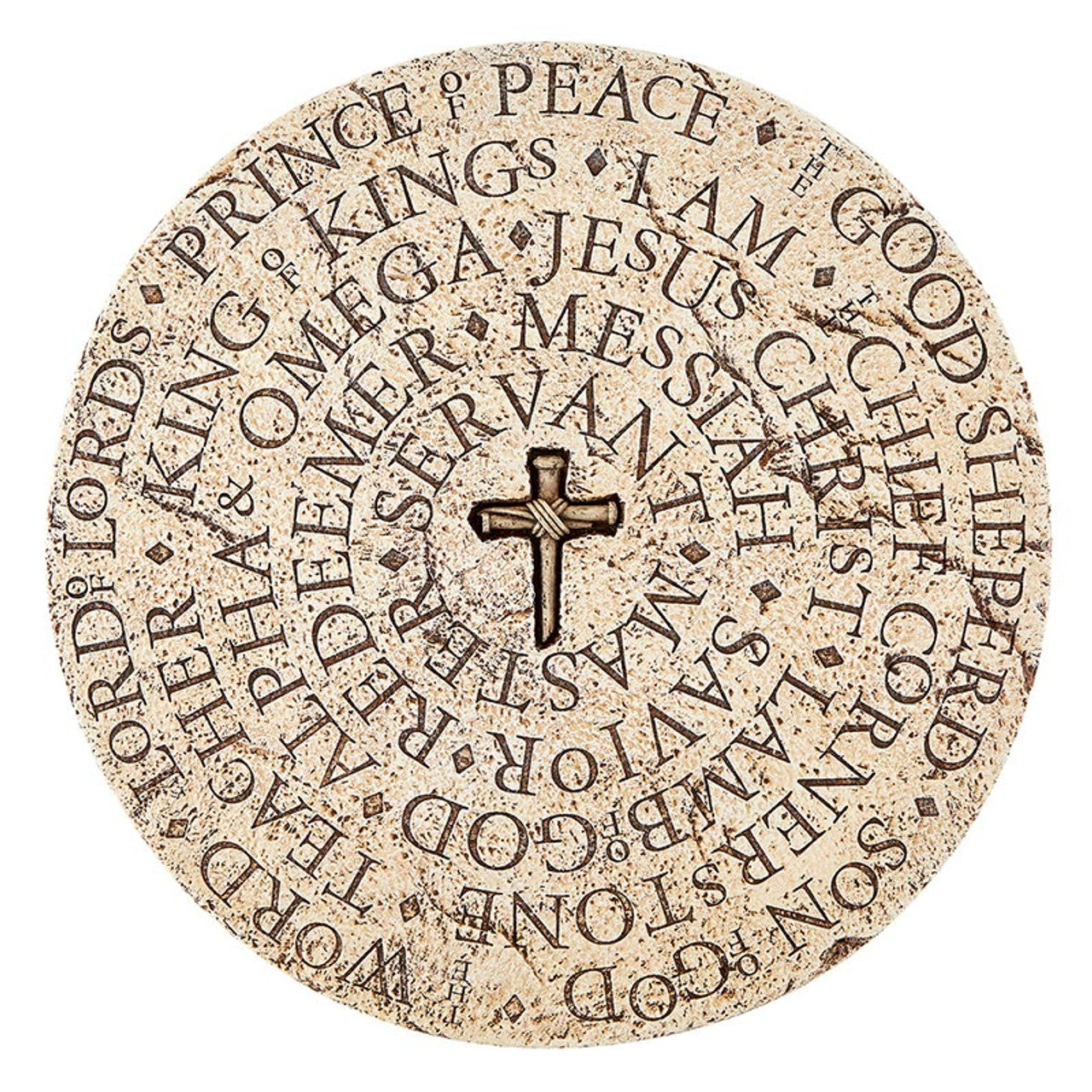 IN HIS NAME RESIN PLAQUE