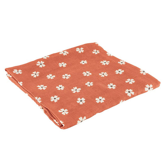 FLORAL SWADDLE BLANKET