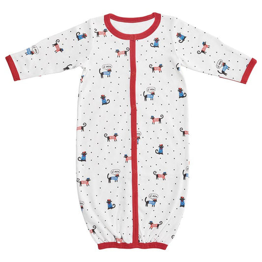 LE MEOW NEWBORN GOWN 0-6