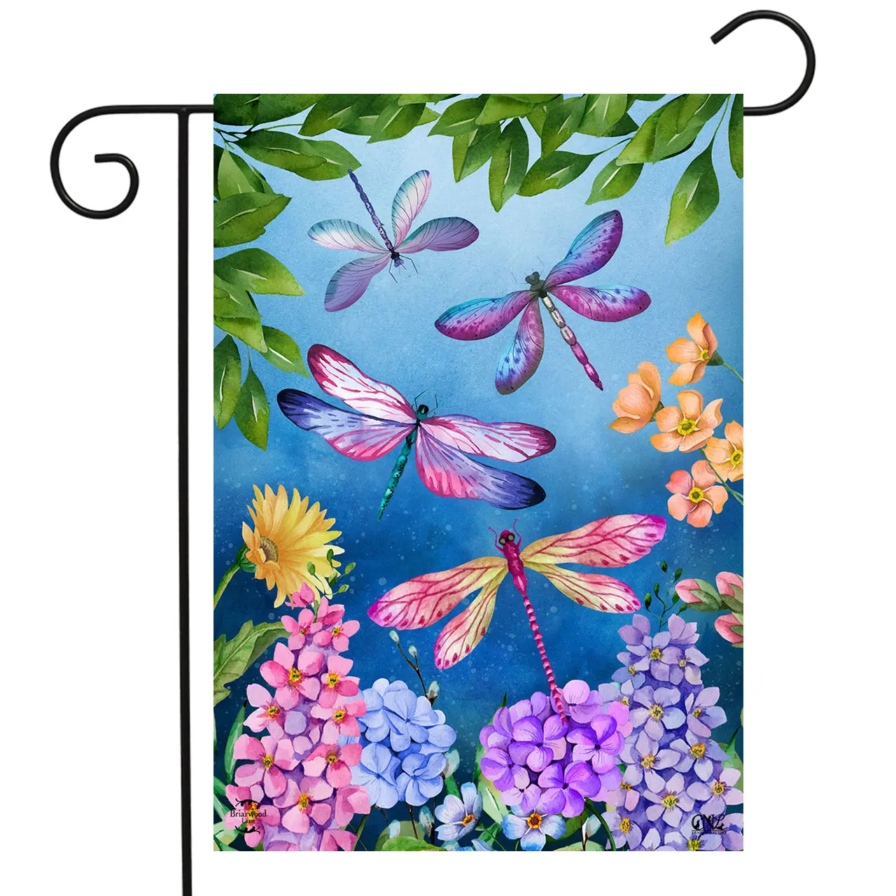 Dragonflies Spring Garden Flag