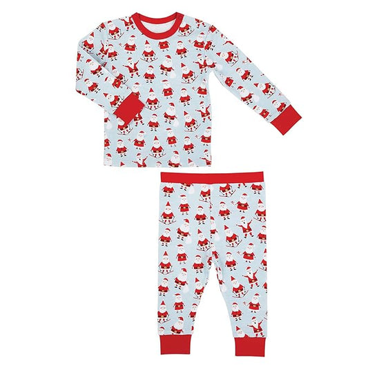 Holiday Santa 6-12 Month 2 PC PJ Set