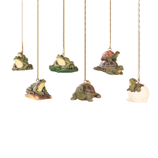 Mini Frog orTurtle Ornament