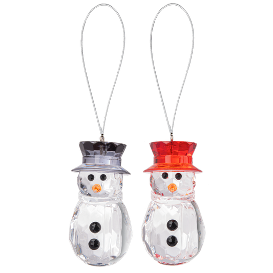 HOLIDAY SNOWMAN ORNAMENT