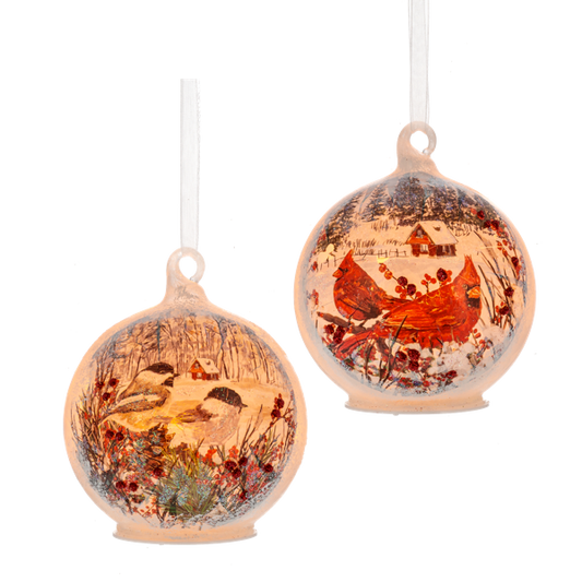 Birds 3"Led Ornament