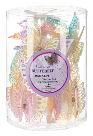 Iridescent Butterfly Hair Clip