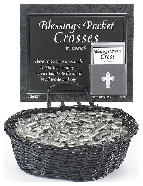 POCKET CROSS WITH CARD ASST