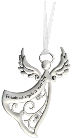 Friends Are Angels Ornament