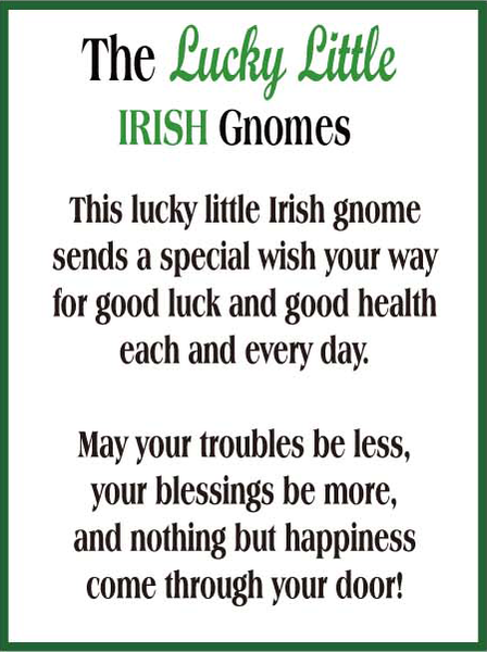 St Pats MINI Gnome