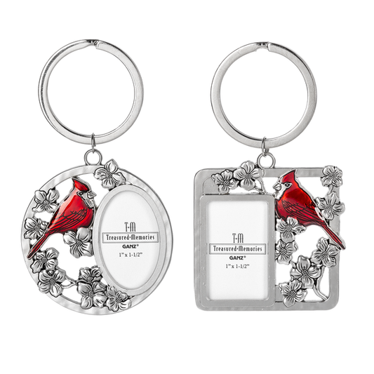 Cardinal Photo Keychain