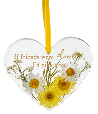 FRIENDS EPOXY HEART ORNAMENT