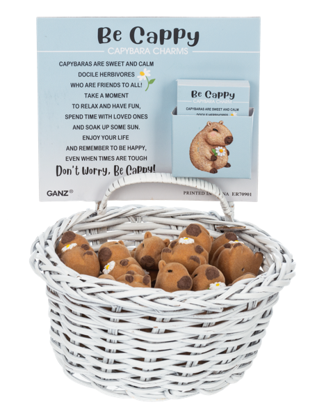 CAPYBARA MINI FIGURINE W/CARD