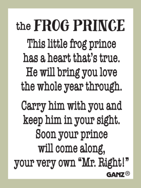 Mini Frog Prince Figurine