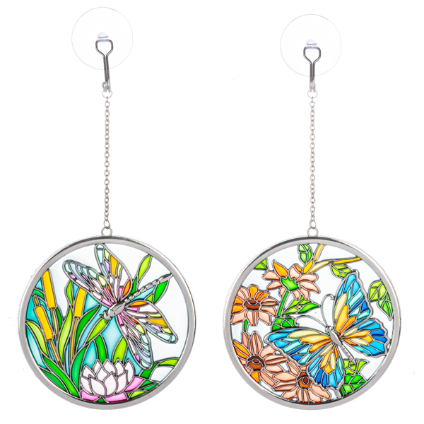 Butterfly or Dragonfly Stained Glass
