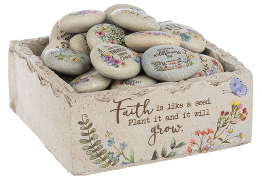 FAITH IS LIKE A SEED ASST STONE