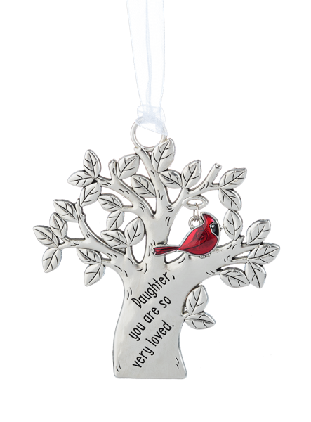 DAUGHTER CARDINAL IN TREE ORNAMENT
