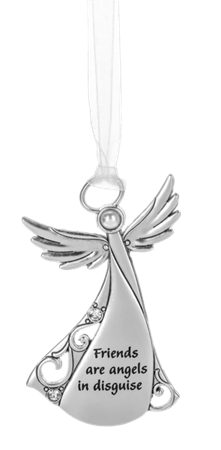 Friends Are Angels in Disguise Ornament