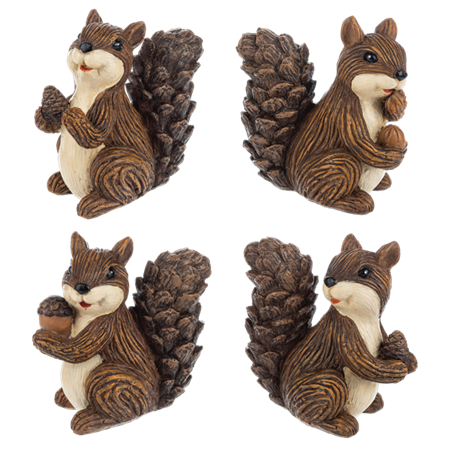 Fall Squirrel Figurine