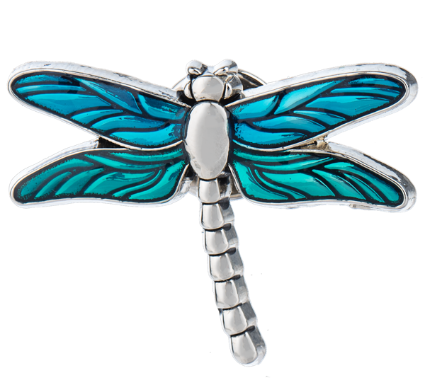 Dragonfly Good Luck Pin