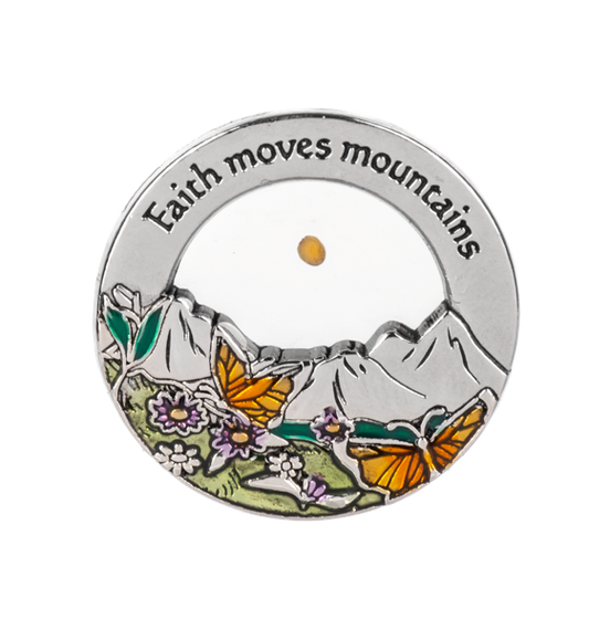 Faith Moves Mountains Pocket Token