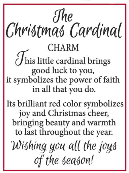 Mini Cardinal Pocket Charm