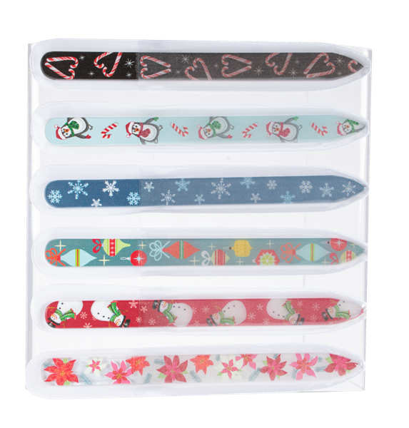 Glass Nail File Christmas