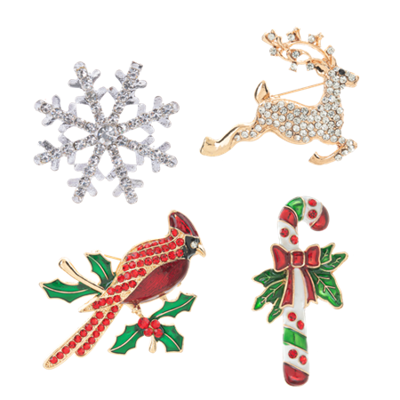 Sparkly Holiday Pin