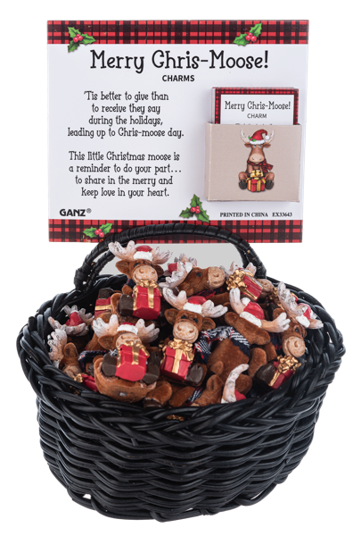 CHRISTMAS MOOSE POCKEN TOKEN
