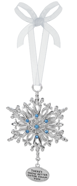 Snow Better Sister Ornament