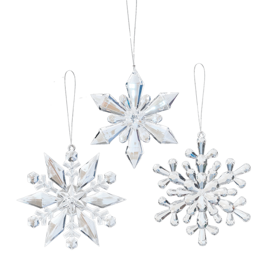 4.5" Glo Flake Acrylic Ornament