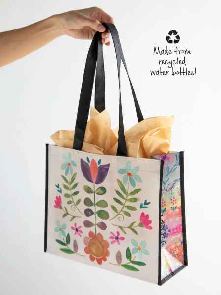 Large Folk Flower Bag