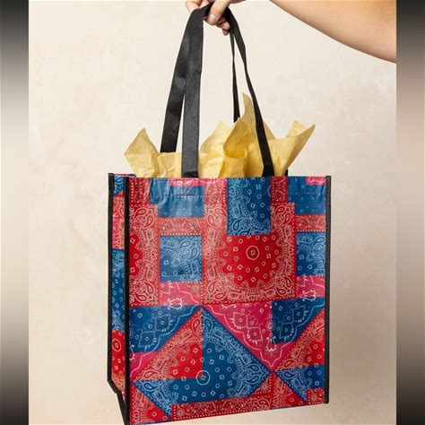 XLred Bandana Patchwork Bag