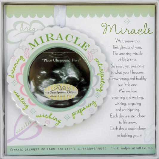 Ultrasound Christmas Photo Ornament