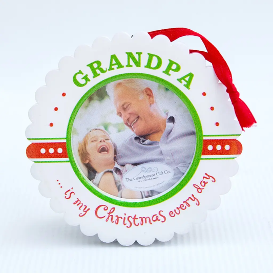 Grandpa Photo Ornament