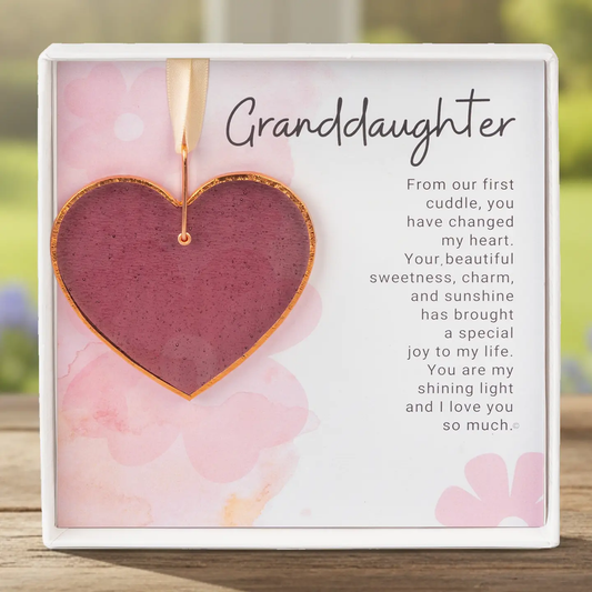 GRANDDAUGHTER KEEPSAKE HEART