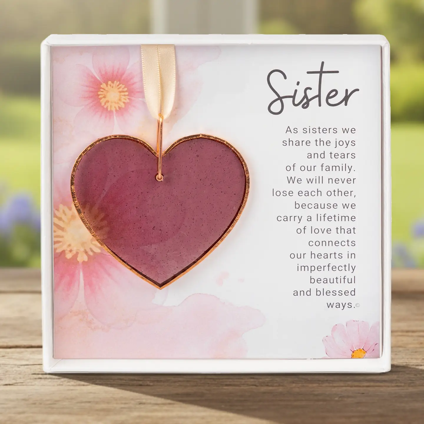 SISTER KEEPSAKE HEART