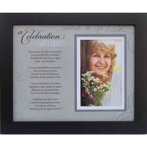 Black Celebration of Life Frame