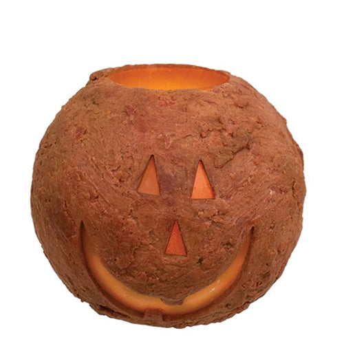Round Jack O Lantern Led Candle