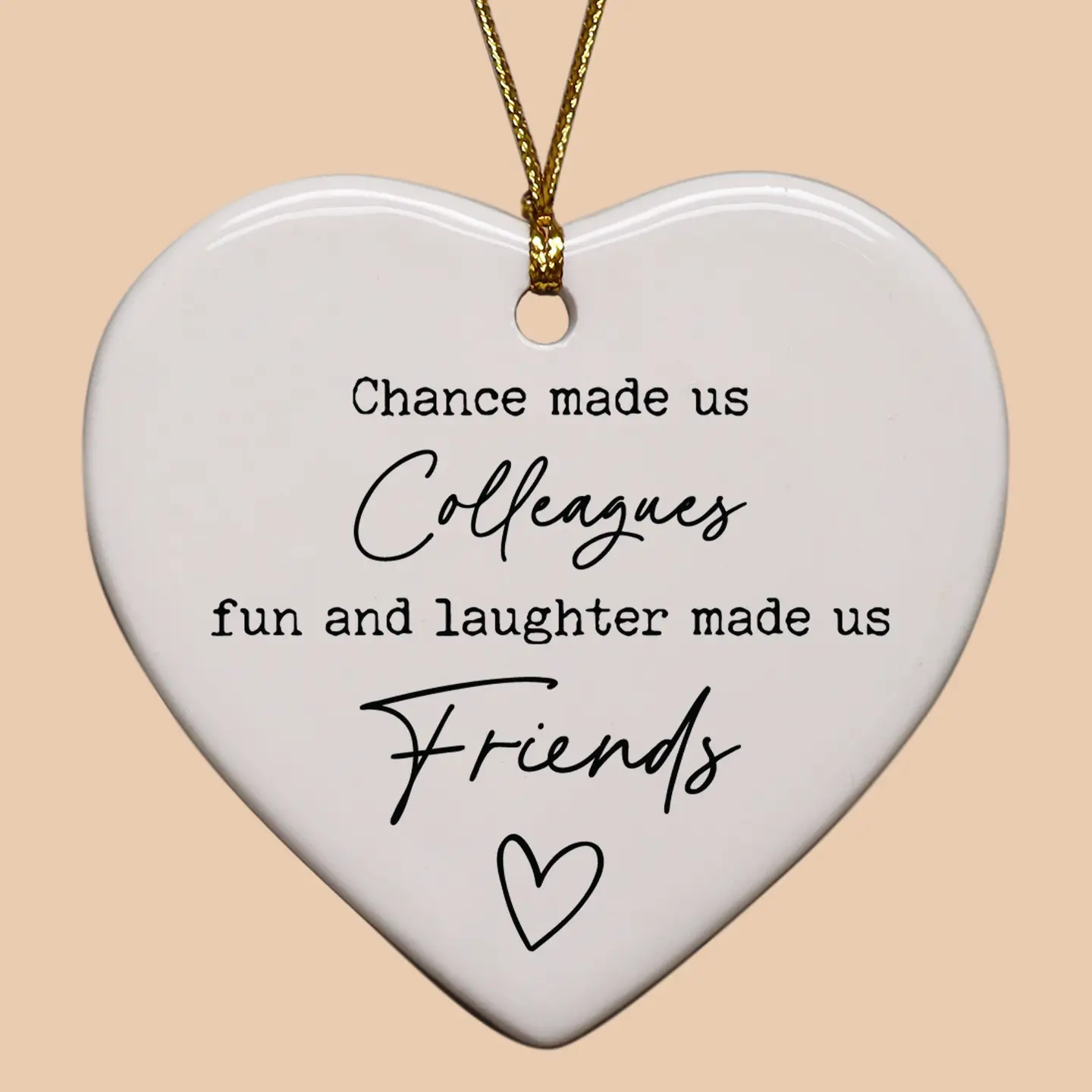 Colleagues Heart Ornament