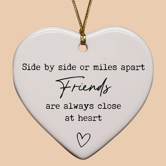 Side By Side Heart Ornament